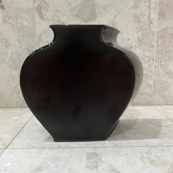 ROSENTHAL Vase Porcelain Black Tadao Amano "Sakura" Studio-Linie Modern - Picture 3 of 4